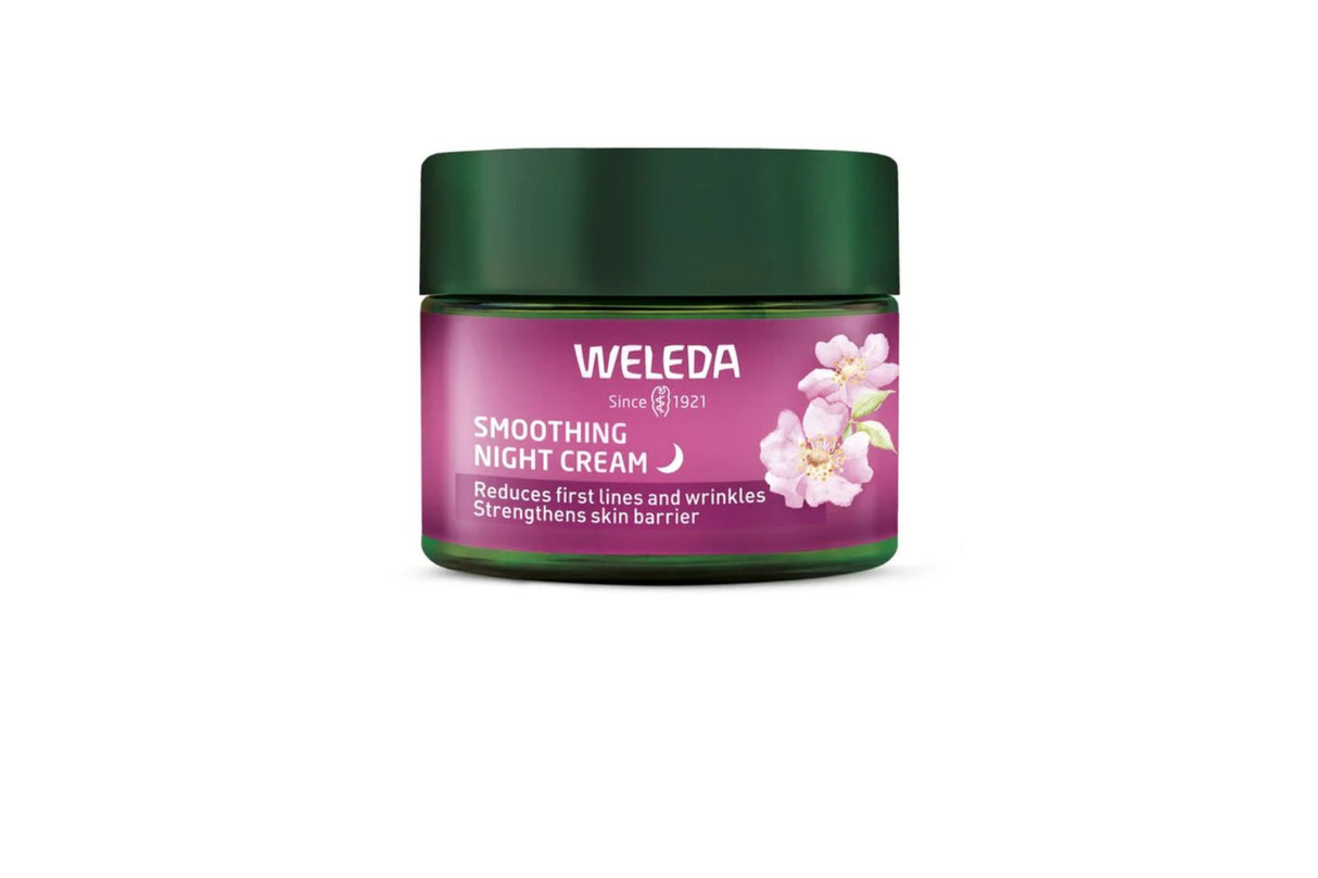 Weleda Smoothing Nattkrem – Reduserer fine linjer med rose og hvit te
