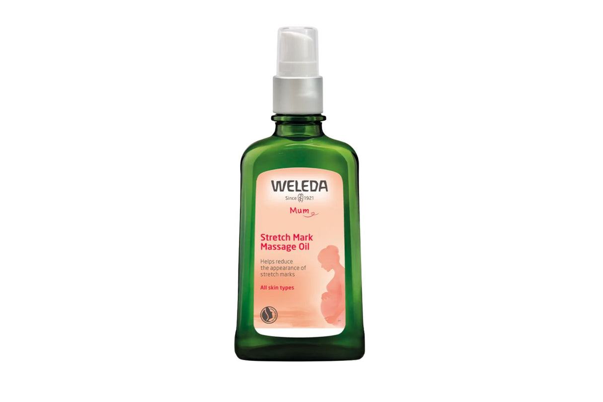 Weleda Stretch Mark Massage Oil 100 ml – Naturlig massasjeolje mot strekkmerker for gravide