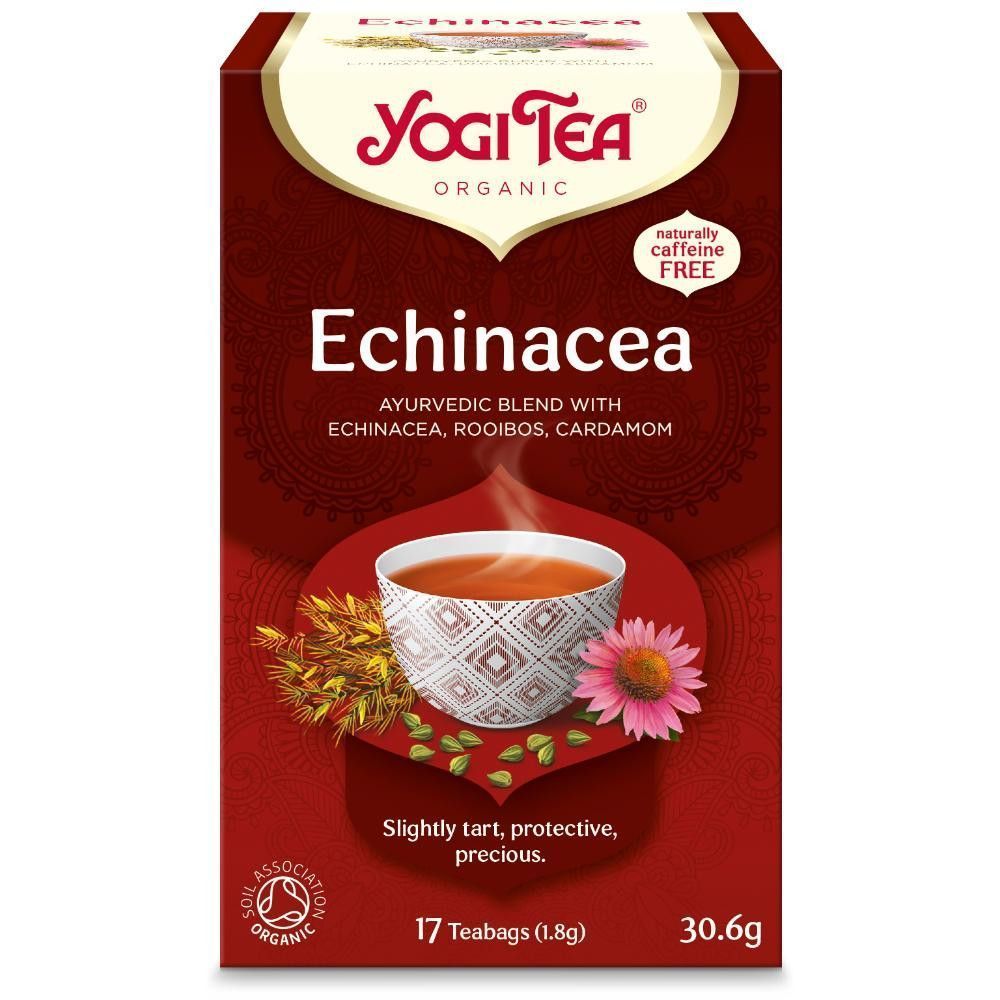 Yogi Tea Echinacea | 17 poser – Økologisk te for varme, styrke og velvære