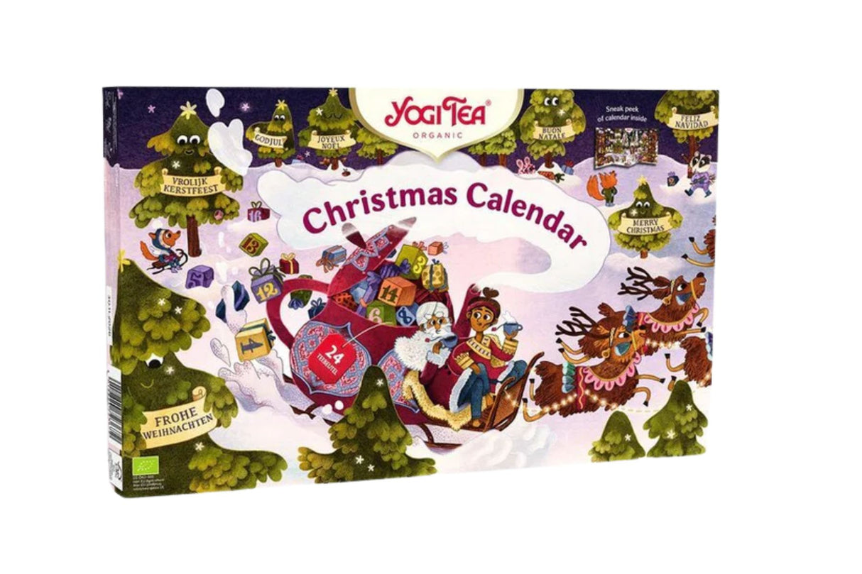 Yogi Tea Julekalender 2025 – 24 økologiske teer for adventstiden