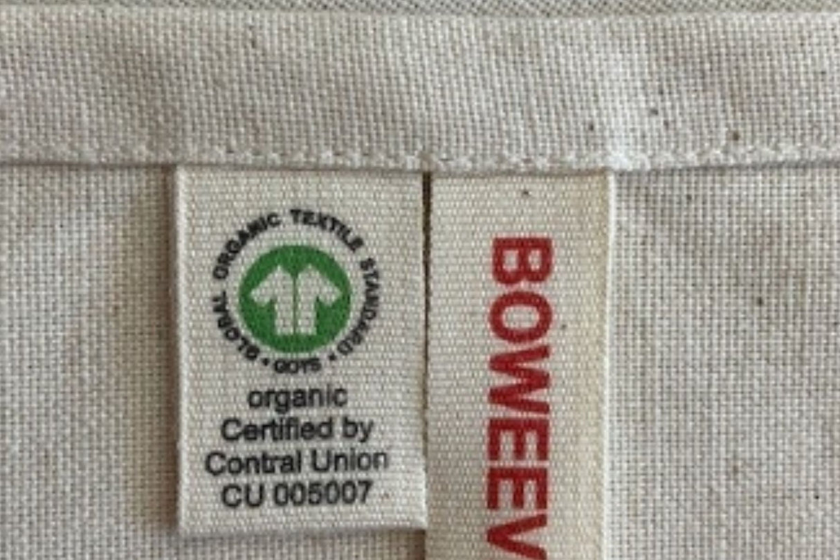 Kjøkkenhåndkle / bakeklede i økologisk bomull – 60 x 60 cm