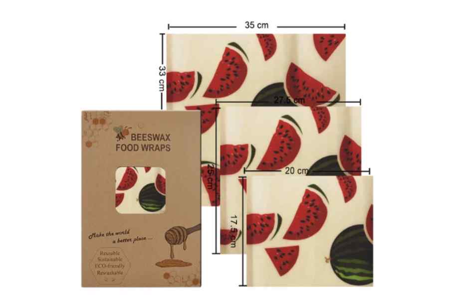 3-pk Bivoksark - vannmelon