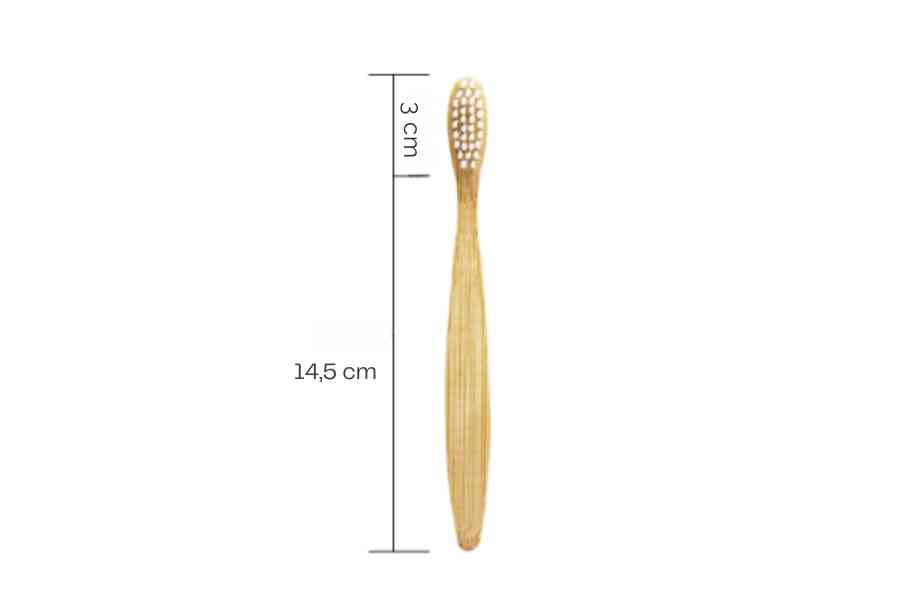 🎁 Tannbørste bambus nedbrytbar, hvit og soft (100% off)