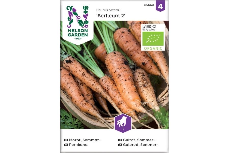 Gulrot, Sommer-, Barlicum 2, Økologisk