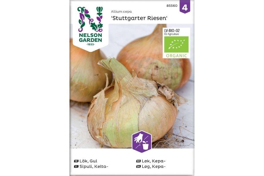 Løk, Kepa-, Stuttgarter Riesen, Økologisk