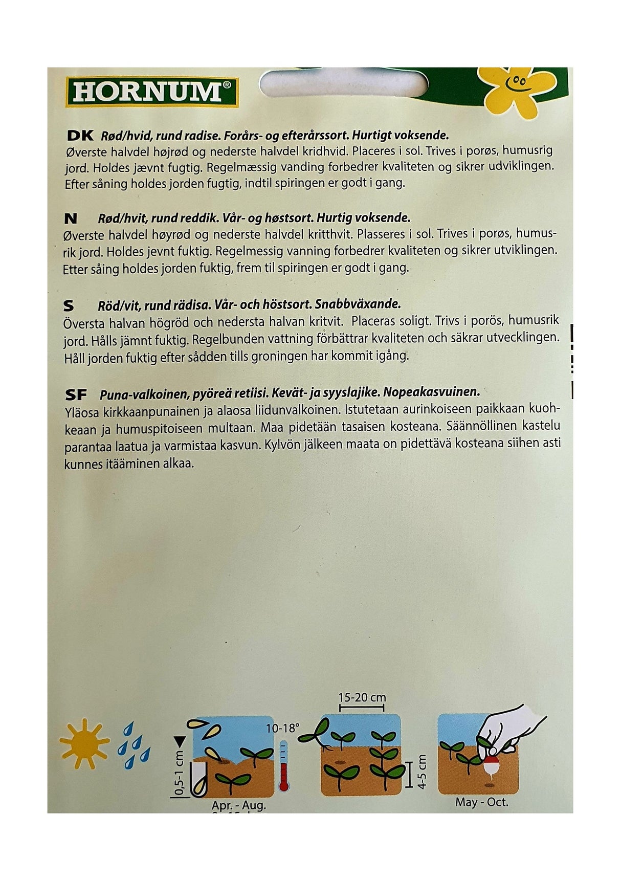 Reddik Rundes halbrot - halbweiss