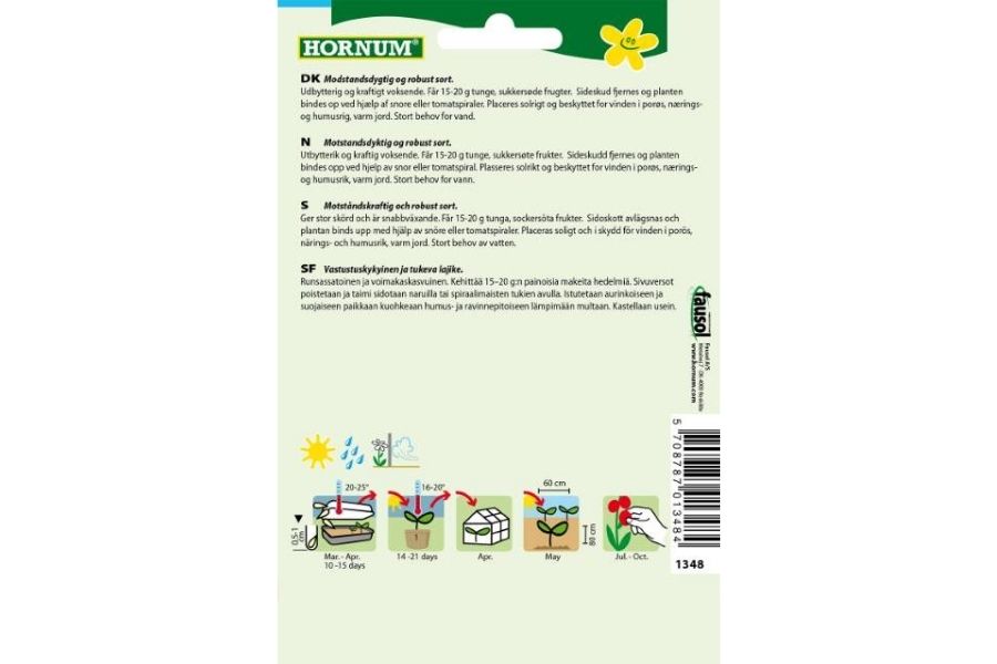 Tomat 'Cherry Sweet Million F1' – Utbytterik og Sukkersøt Cherry-Tomat