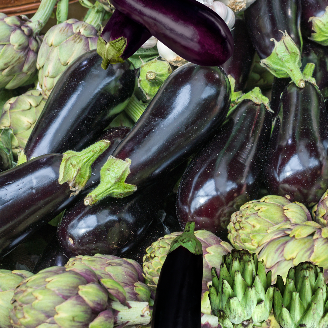 Aubergine og Artisjokk