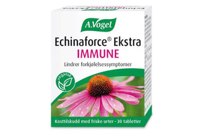 Pakke med A. Vogel Echinaforce-tabletter som støtter immunforsvaret naturlig.