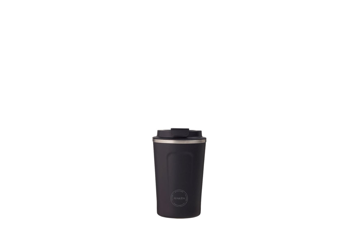 AYA&IDA CUP2GO 380 ml – Matt Svart | Lekkasjesikker termokopp