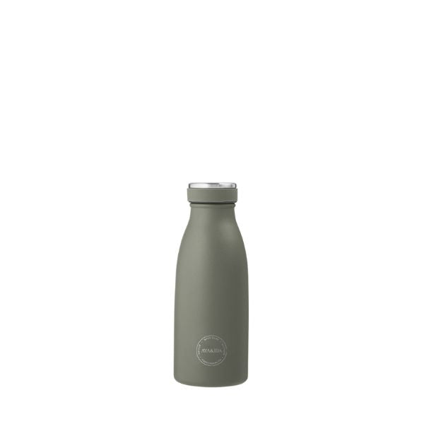 AYA&IDA Drikkeflaske – Tropical Green 350 ml – kompakt og slitesterk termoflaske