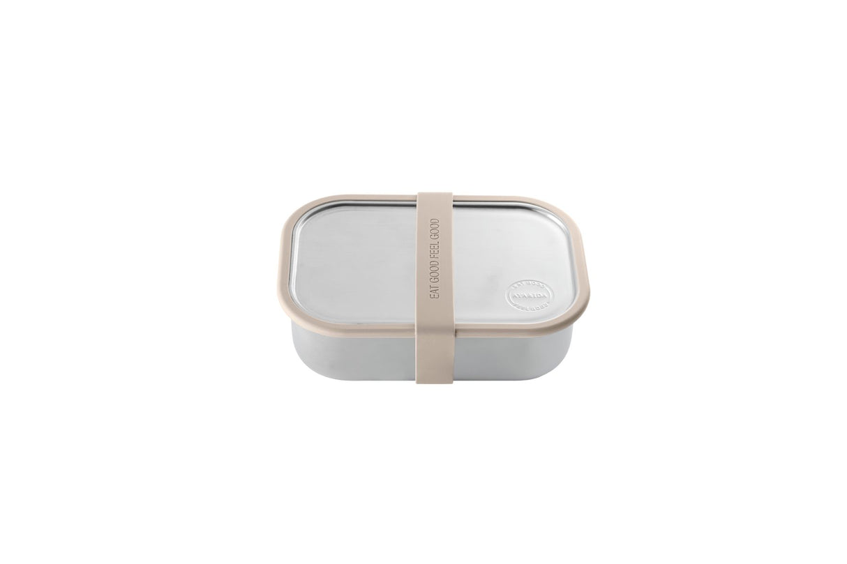 AYA&IDA Lunsjboks 1000 ml – Cream Beige | Rustfri stål matboks med vakuumlokk