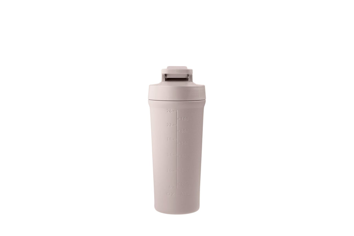 AYA&IDA Shakerflaske 750 ml – Soft Rose | Sportsflaske og proteinshaker i rustfritt stål