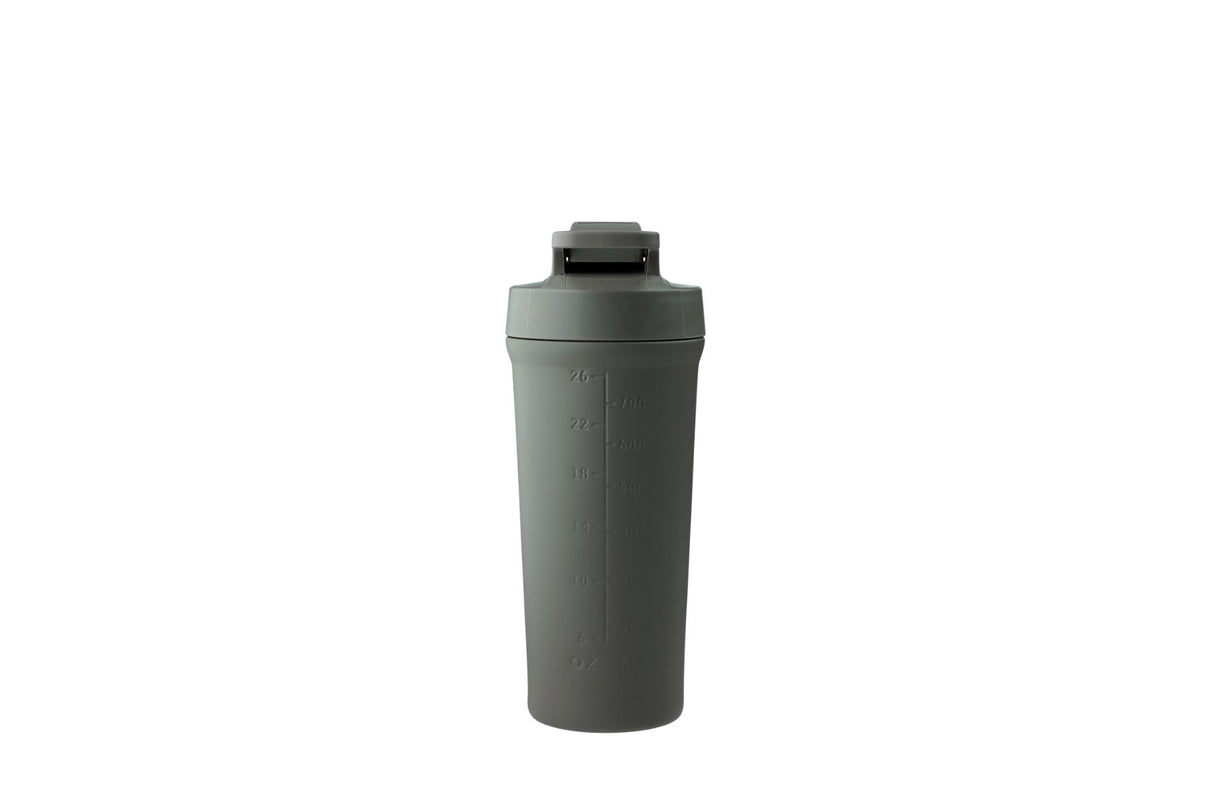 AYA&IDA Shakerflaske 750 ml – Tropical Green | Sportsflaske og proteinshaker i rustfritt stål