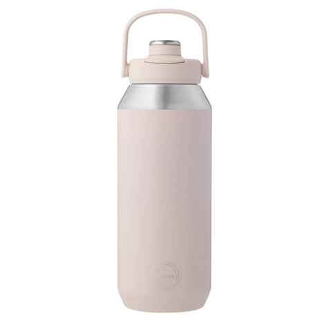 AYA&IDA Sports Bottle 950 ml i Soft Rose med bærehåndtak og skrukork