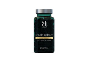 Boks med myke kapsler utviklet for hormonell balanse for kvinner.