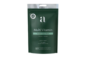 Refillpose med A+ multivitaminkapsler for daglig helse og velvære.