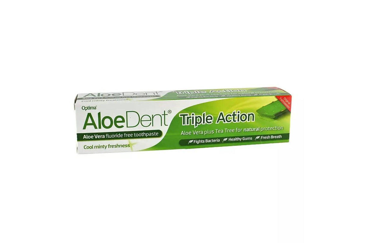 AloeDent Triple Action Tannkrem Uten Fluor 100 ml