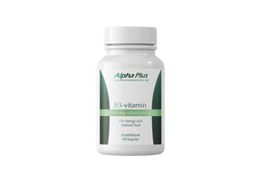 B3-vitaminkapsler som støtter energiomsetning og hudhelse.