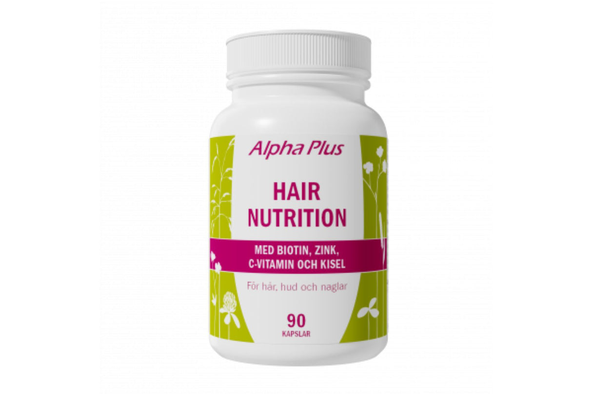 Alpha Plus Hair Nutrition for Hår, Hud og Negler (90 kapsler)