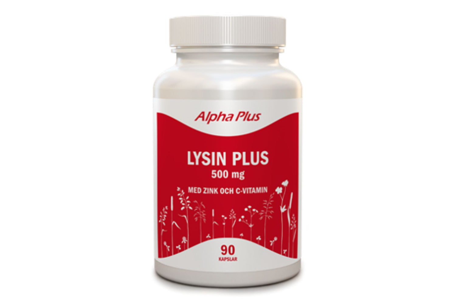 Alpha Plus Lysin Plus 500 mg – Støtte for Immunforsvar og Cellebeskyttelse (90 kapsler)