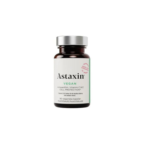 Astaxin Vegan 90 kapsler med astaxanthin fra mikroalger og vitamin C og E