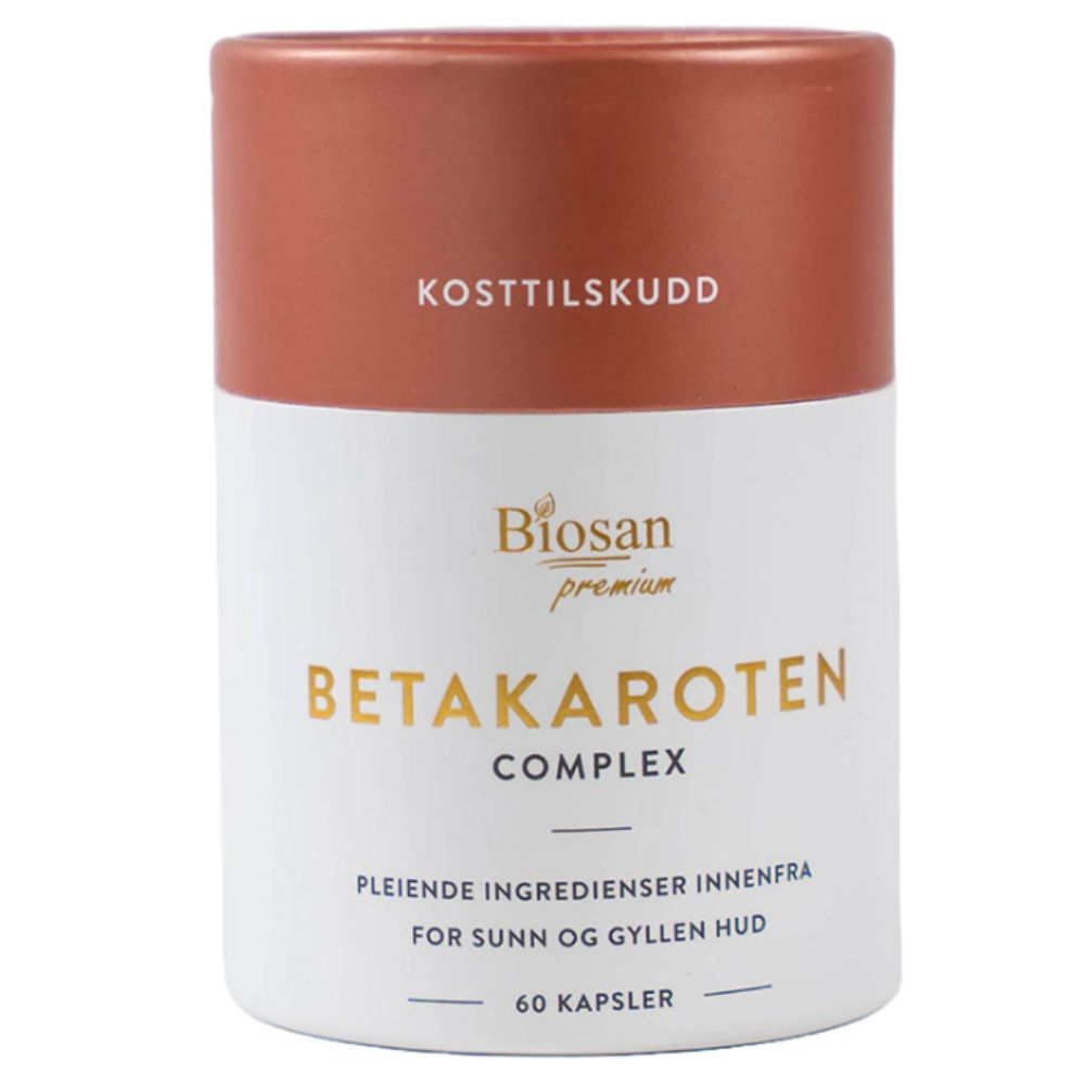 Betakaroten Complex kosttilskudd for hud og glød