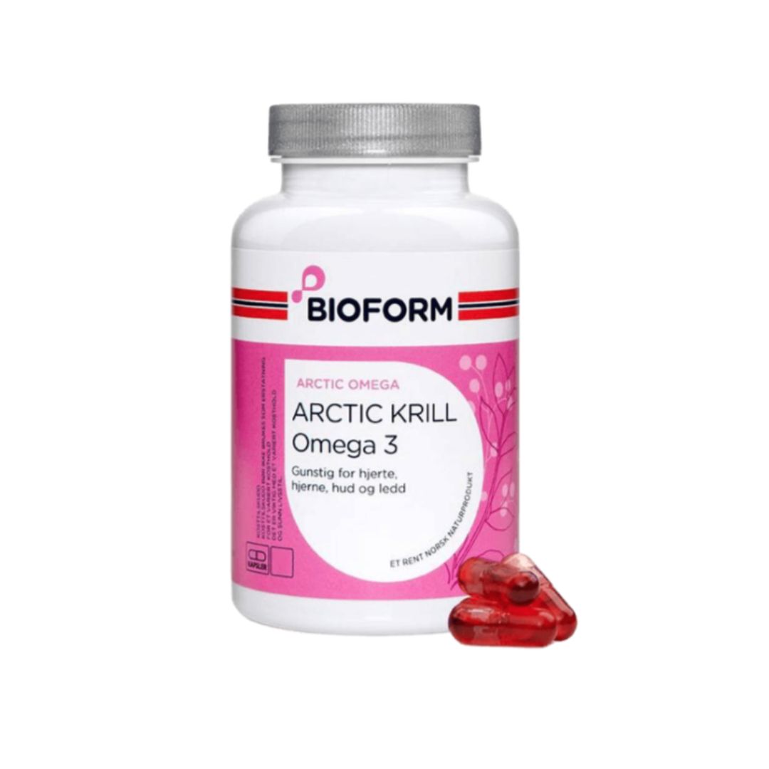 Bioform Arctic Krill Omega-3 60 Kapsler – Krillolje med EPA, DHA & Fosfolipider
