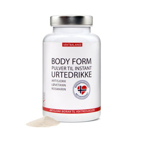 Bioform Body Form forbrenningste 150 g med fruktsmak og planteekstrakter