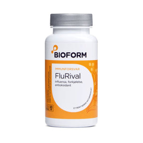 Bioform FluRival 60 kapsler med hvitløk, rød solhatt og vitamin C