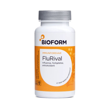 Bioform FluRival 60 kapsler med hvitløk, rød solhatt og vitamin C