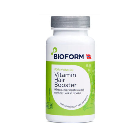 Bioform Hair Vitamin Booster kapsler for kvinner med hårtilskudd