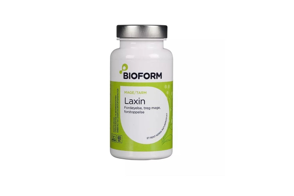 Bioform Laxin 60 kapsler – Naturlig hjelp mot treg mage