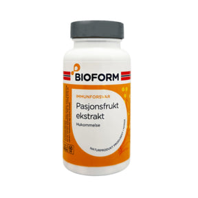 Bioform Pasjonsfruktekstrakt 60 kapsler med ekstrakt av Passiflora edulis