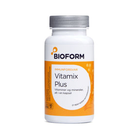 Bioform Vitamix Plus 60 kapsler med vitaminer, mineraler og planteekstrakter