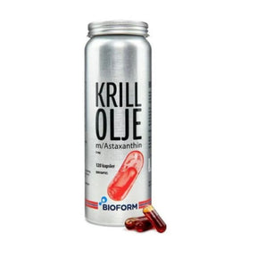 Bioform krillolje kapsler med omega-3 og astaxanthin