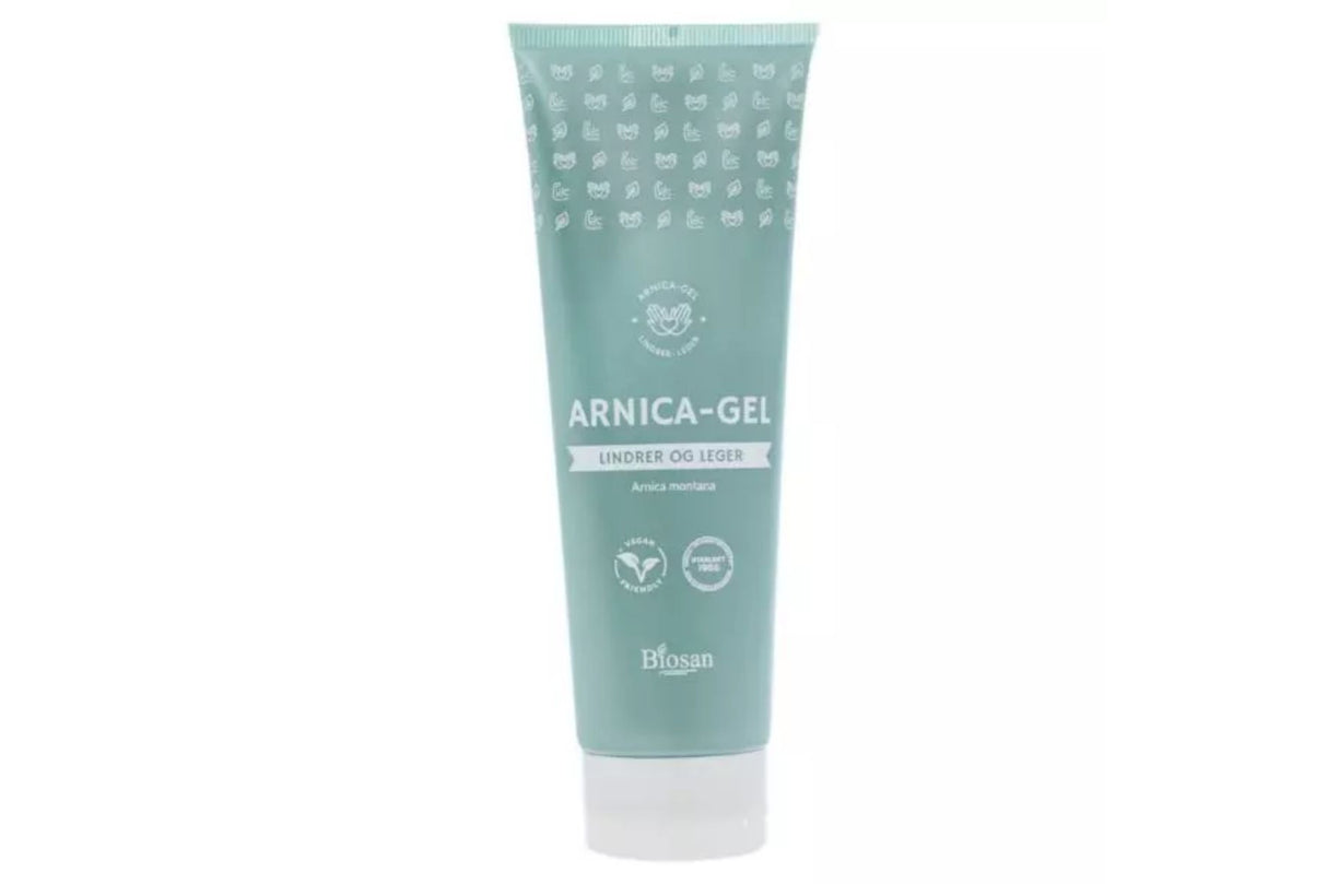 Biosan Arnica Gel 100 ml – Veganvennlig Gel for Ømme Muskler og Ledd