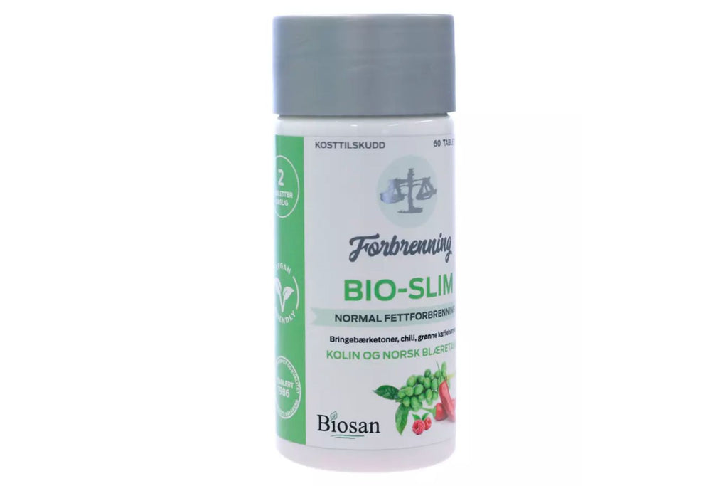 Biosan Bio-Slim 60 tabletter – For normal fettforbrenning