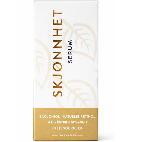 Serumkapsler med bakuchiol og melkesyre for anti-age pleie