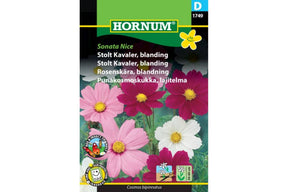 Cosmosblanding som gir fine, fargerike blomster i Sonata-serien