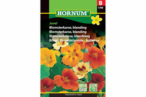 Juvelfargede blomkarser i tett og frodig blomstring