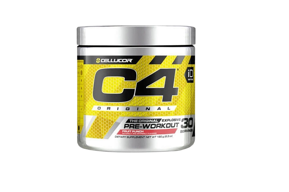 Cellucor C4 Pre-Workout Fruit Punch – Eksplosiv energi og fokus i hver porsjon (204 g)