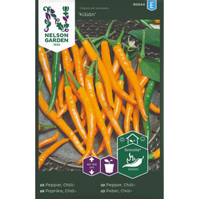 Chilipepper Kilián med oransje frukter