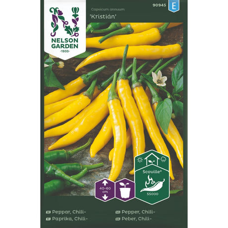 Chilipepper Kristián med gule frukter