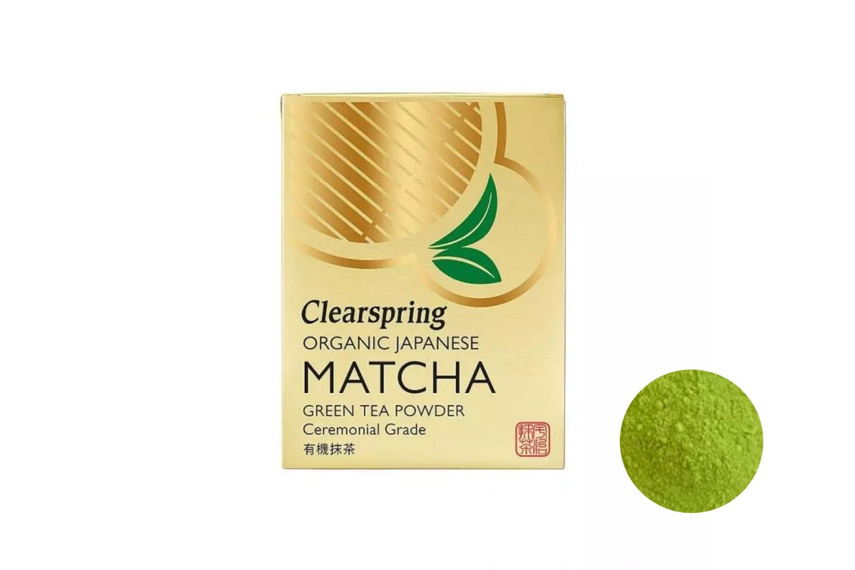 Clearspring Økologisk Matchapulver Ceremonial Grade – Japansk Premium Matcha (30 g)