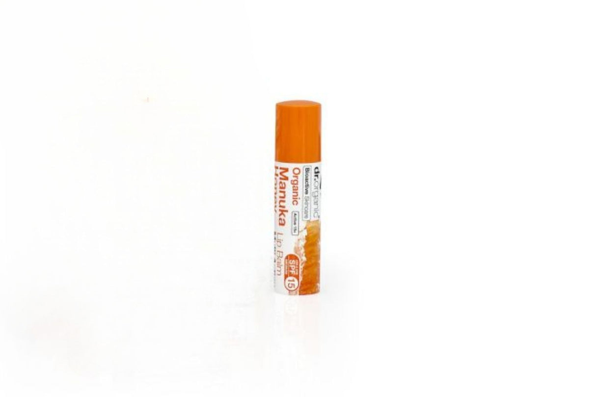 Dr Organic Manuka Honey Lip Balm 5,7 ml – Fuktighetsgivende leppepomade med manukahonning