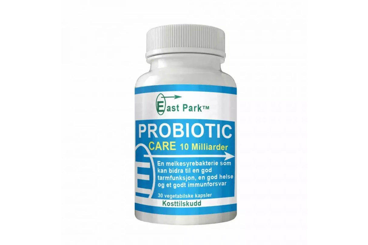 East Park Probiotic Care 10 milliarder 30 kapsler – For vedlikehold av tarmfloraen