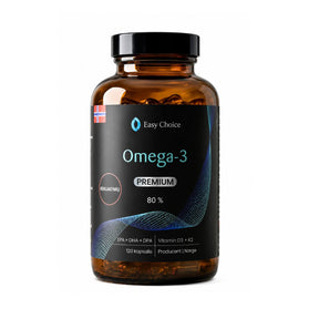 Easy Choice Omega 3 Premium med astaxanthin og vitamin D3