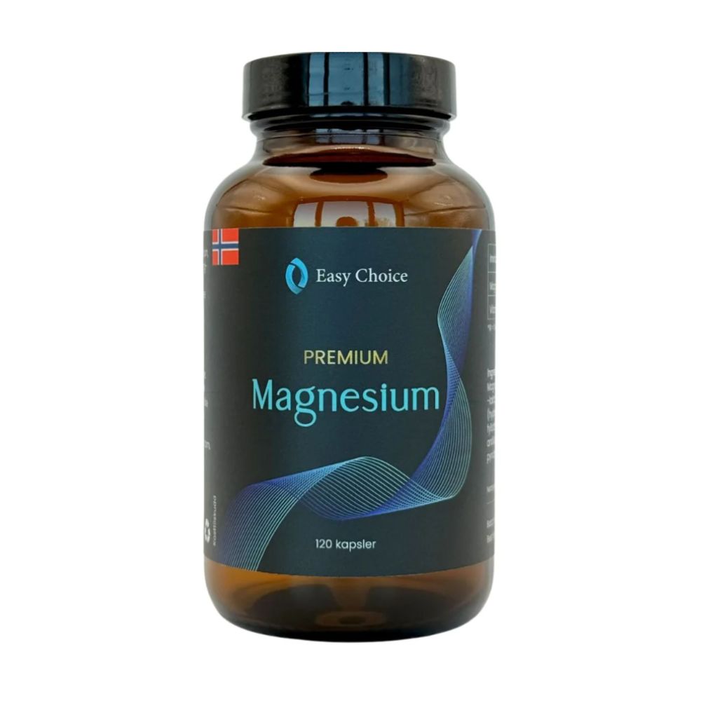Easy Choice Premium Magnesium med fem magnesiumformer
