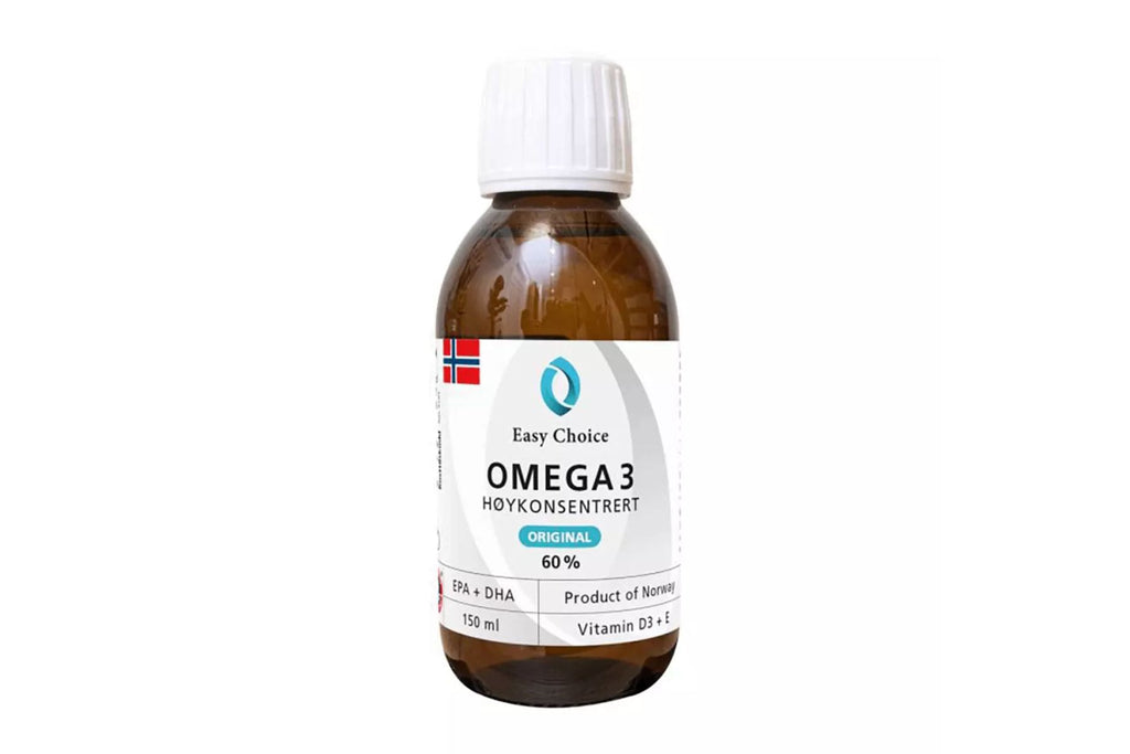 Easy Choice Flytende Høykonsentrert Omega-3 150 ml – Støtter hjerte, hjerne og øyne